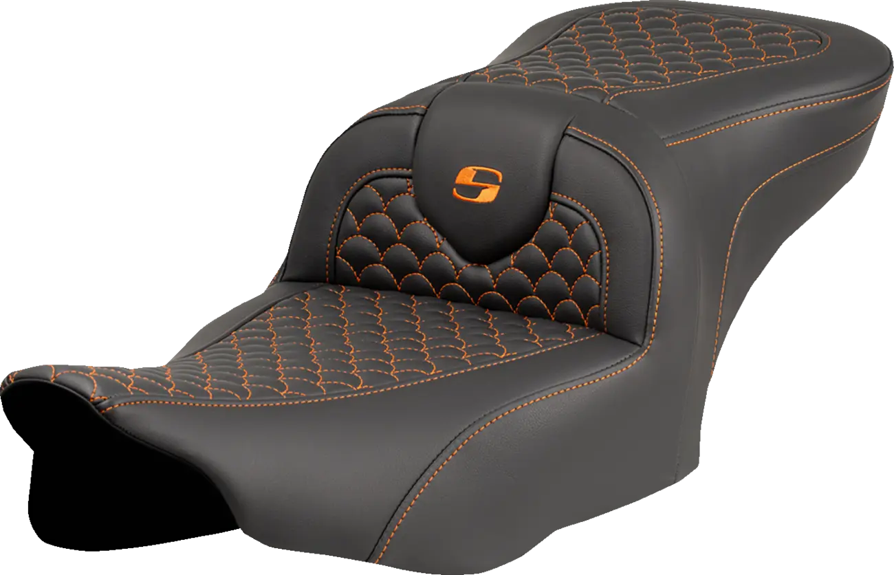 Saddlemen Dragon Scale Roadsofa Seat - For Harley Davidson
