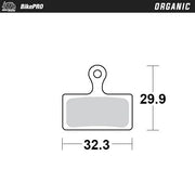 Moto-Master Organic Brake Pad for Multi-Brand Calipers