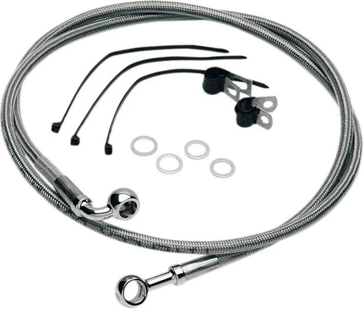 Drag Specialties Edelstahl-Bremsleitungssatz - Vorne oben