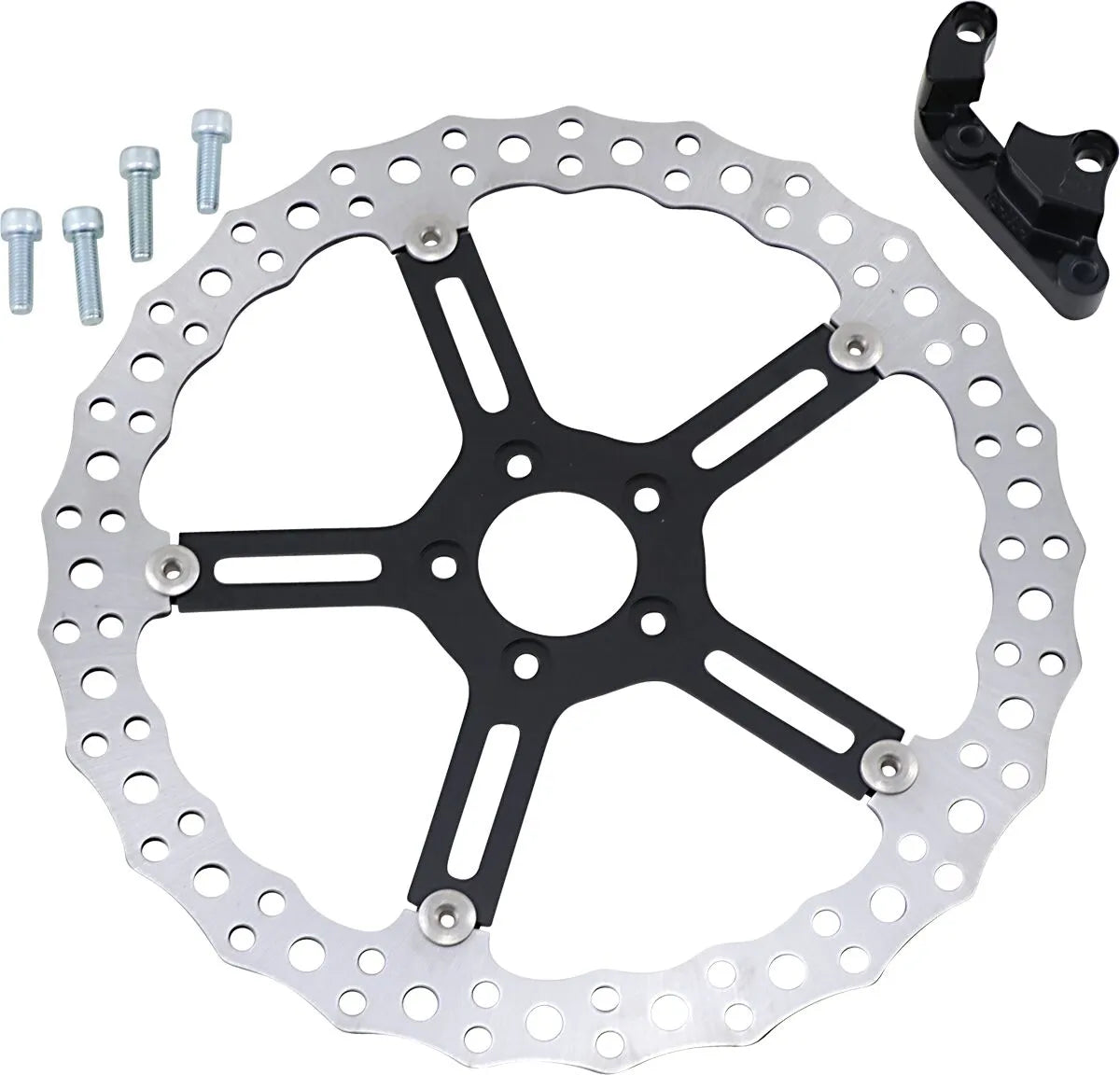 Arlen Ness Big Brake Jagged Schwimmende Bremsscheibe Kit Für 18"+ Räder - Vorne