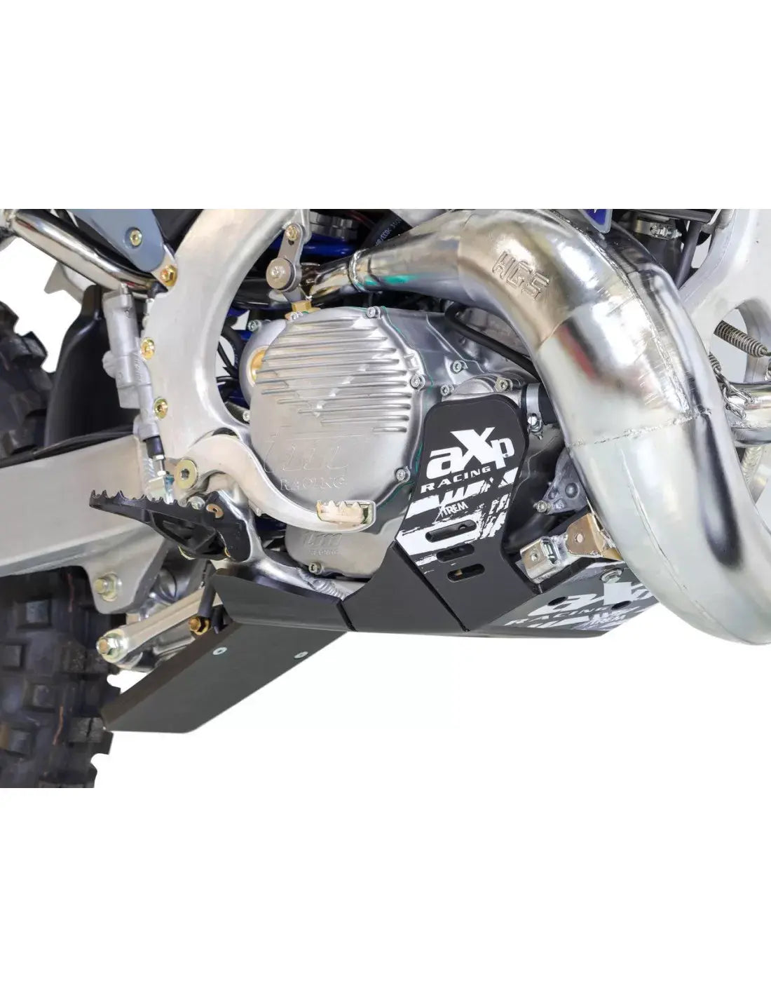 Axp Racing Xtrem Skid Plate Black 8mm for TM Racing EN 250/300ES