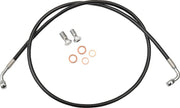 La Choppers Schwarz Geflochtene Bremsleitung Kit Für Ape Hangers
