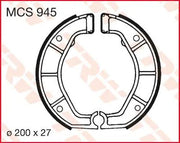 Trw Mcs945 Bremsbacken - Organische Mischung - Hinten