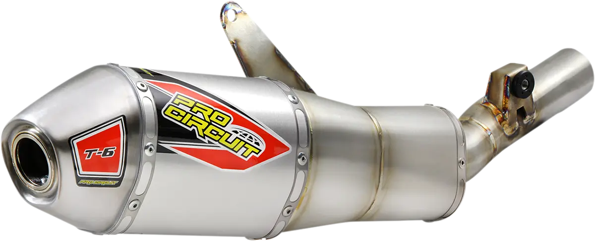 Pro Circuit T-6 Edelstahl Slip-On Schalldämpfer