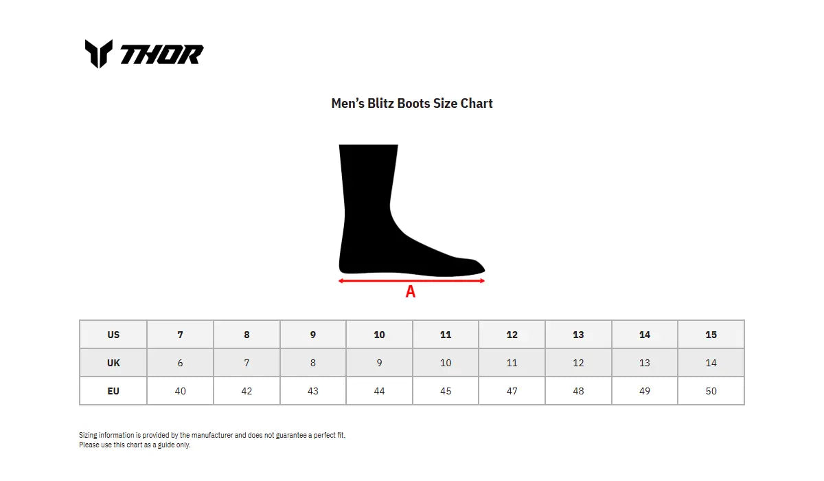 Thor Blitz XR Boots Anthracite/Black