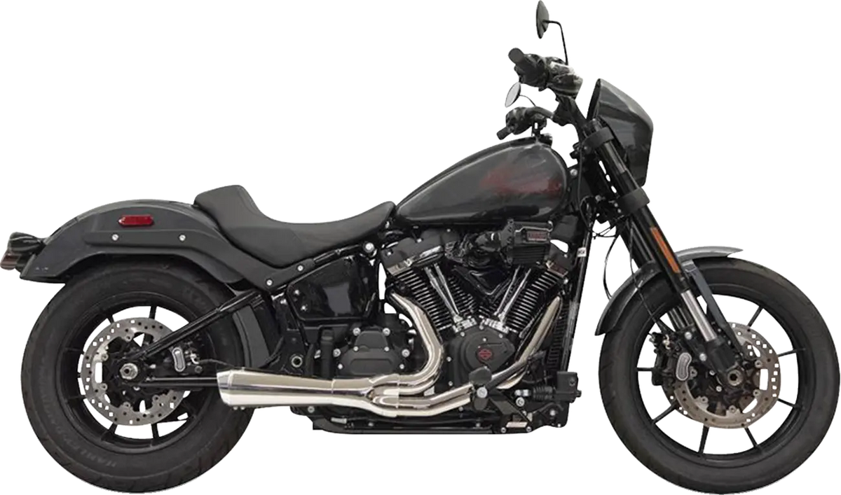 Bassani Xhaust Short Ripper 2-1 Exhaust Chrome Harley Softail