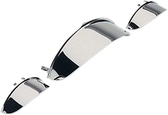 Cobra Spotlight Visors - Chrome Steel
