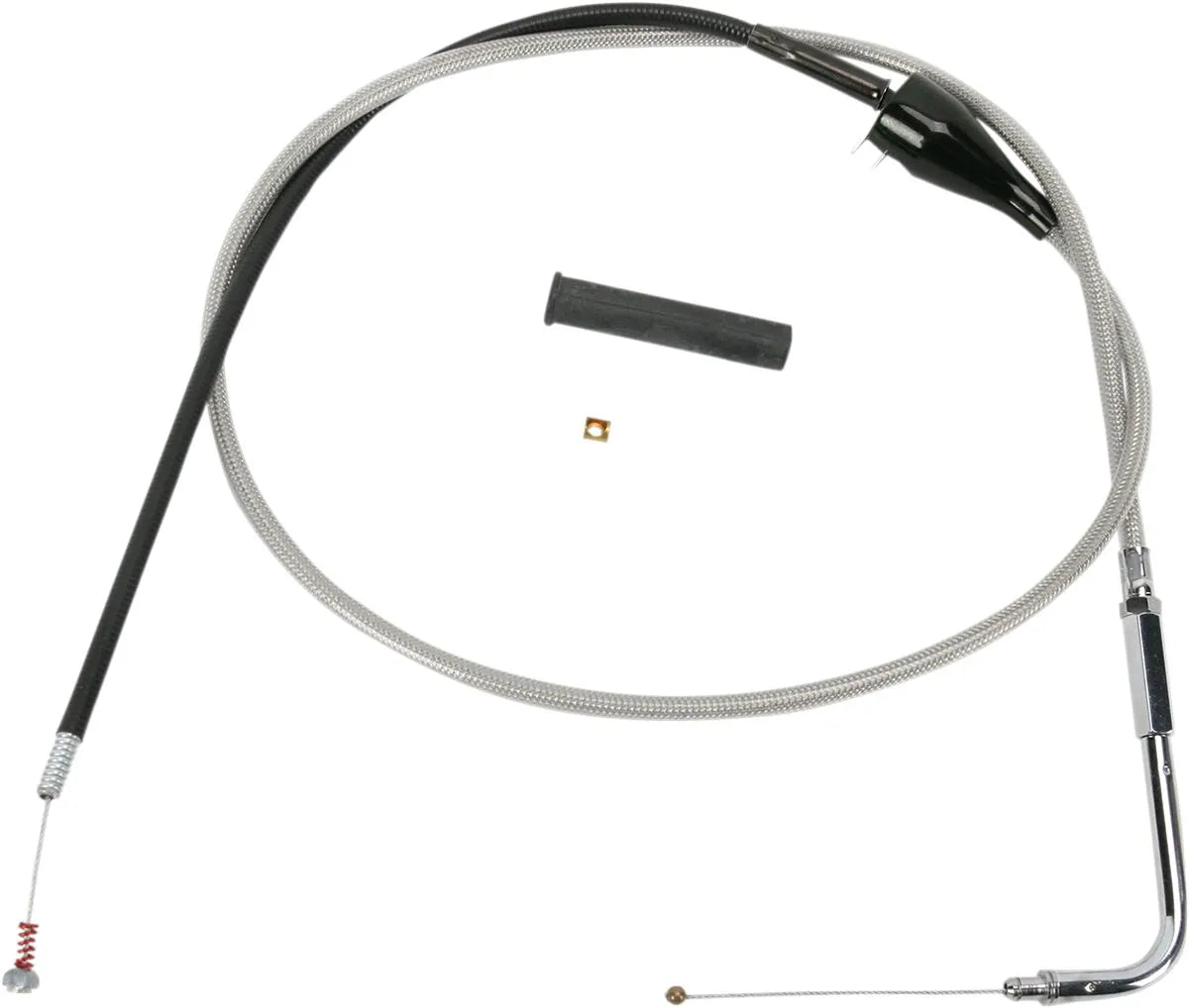 Drag Specialties Stainless Braided Idle Cable