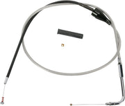 Drag Specialties Stainless Braided Idle Cable