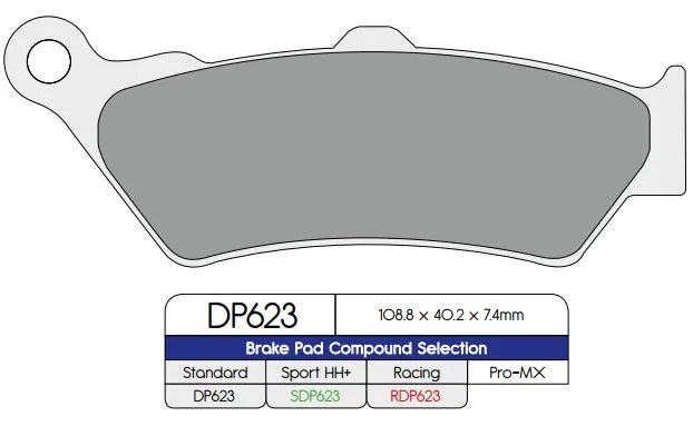 Dp Brakes Rdp Rennbeläge Für Hochleistungsbremsen - Vorne & Hinten