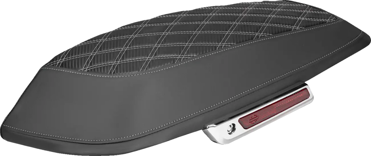 Saddlemen RoadSofa Saddlebag Lid Covers Carbon Fiber Silver