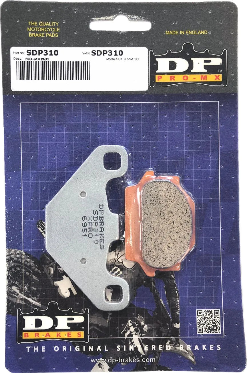 Dp Brakes Sdp310mx Pro-mx Sintered Brake Pads - Front & Rear