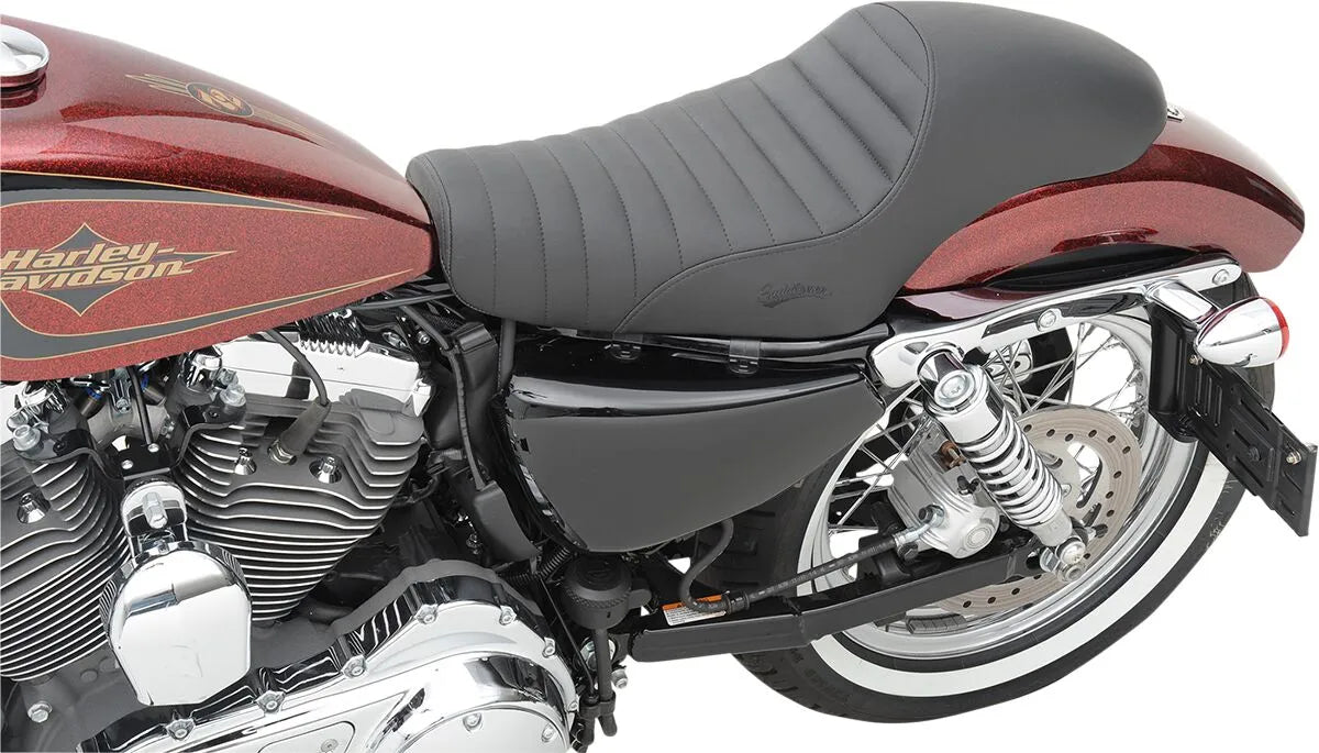 Saddlemen Americano 2-up Cafe Seat - For Harley Davidson