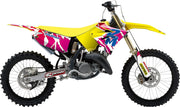 Blackbird Racing Retro Graphic Kit With Seat Cover Suzuki