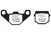 Ebc Sfa-hh Series Sinter-Bremsbeläge Für Roller - Vorne