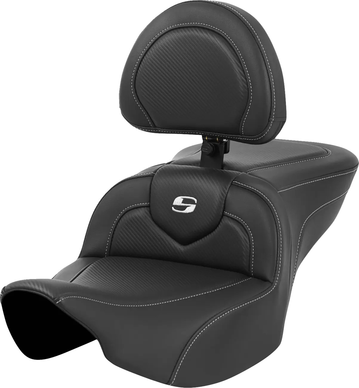 Saddlemen Roadsofa Carbon Fiber Seat - For Harley Davidson