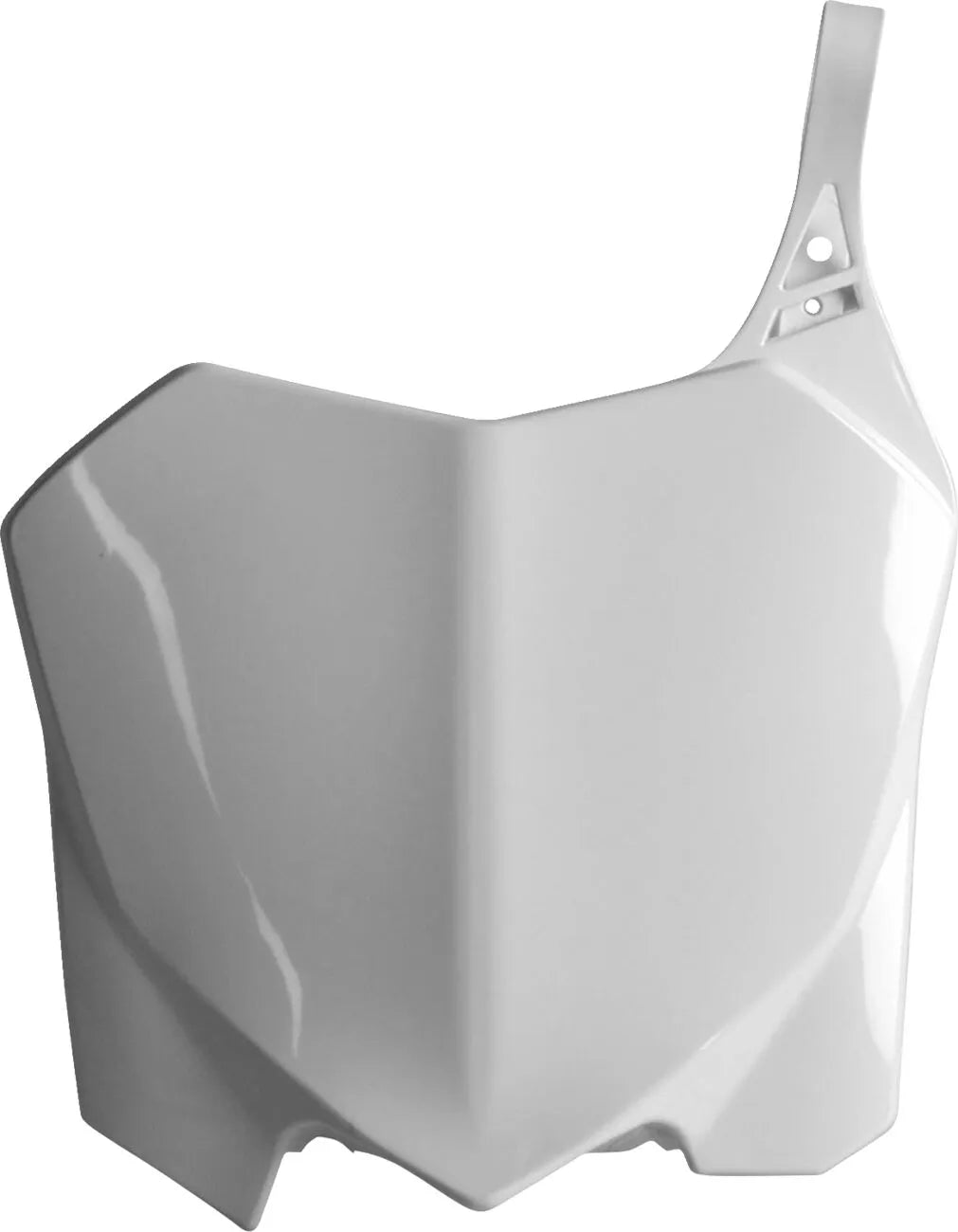 Polisport Front Number Plate - White, Oem