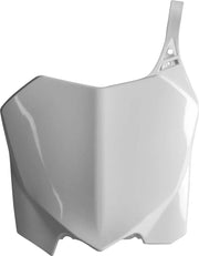 Polisport Front Number Plate - White, Oem