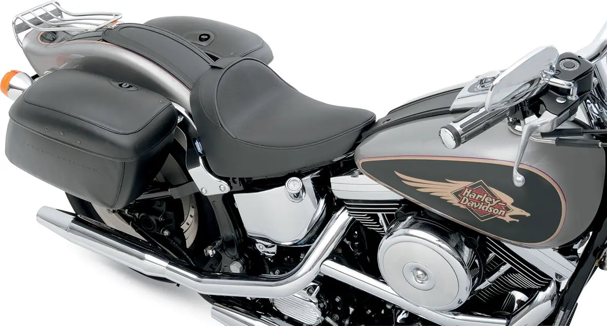 Drag Specialties Backrest Compatible Solo Seat - For Harley Davidson