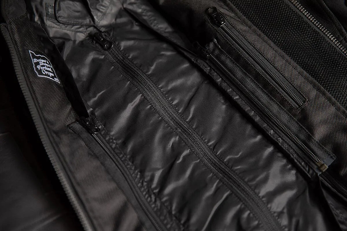 Icon Motorhead3™ Leather Motorcycle Jacket - Black