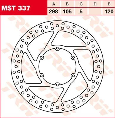 Trw Runde Feste Bremsscheibe Für 250-299mm - Vorne