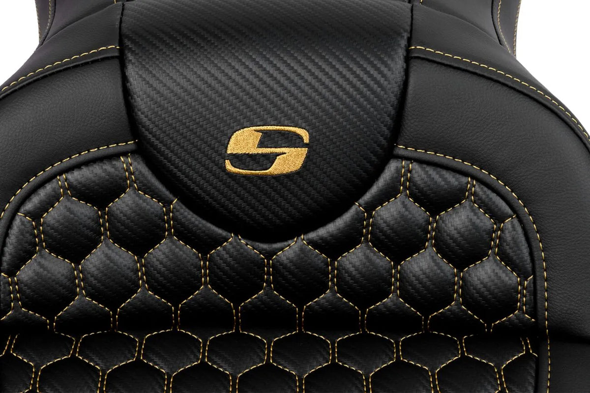 Saddlemen Honeycomb Roadsofa Seat - For Harley Davidson