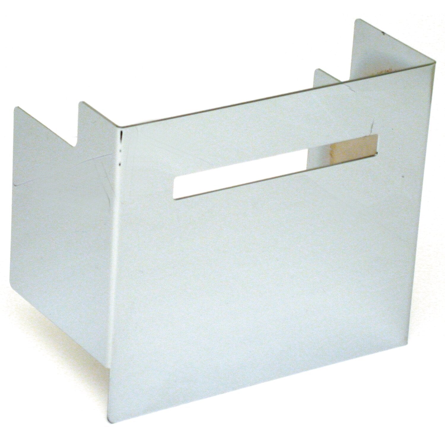 MCS Battery side cover smooth with window - Chrome