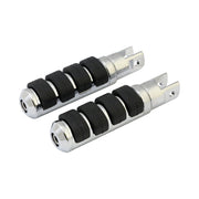 MCS Comfort foot pegs - Small diameter - Chrome