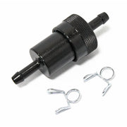 MCS Black aluminum fuel filter 1/4"