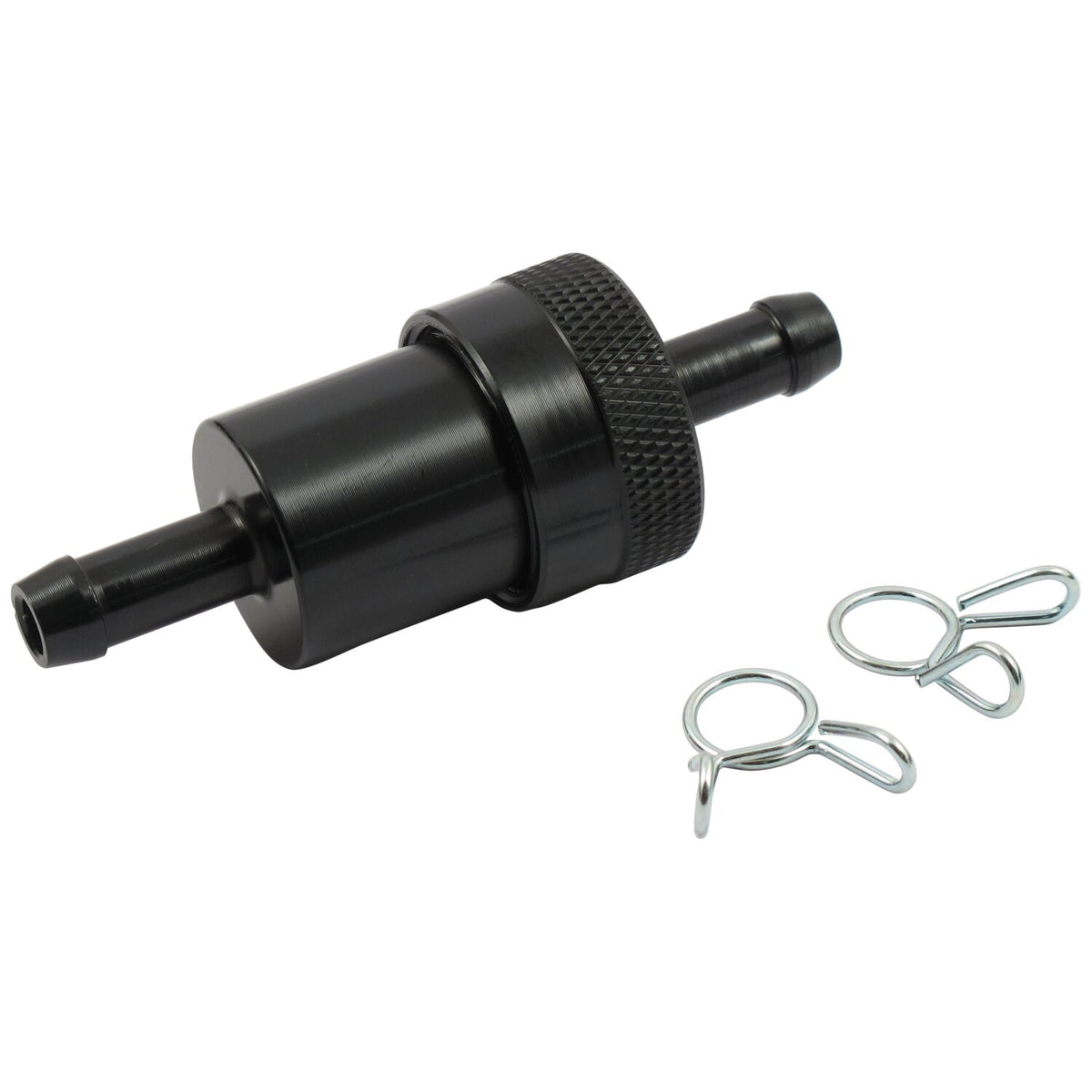 MCS Black aluminum fuel filter 5/16"
