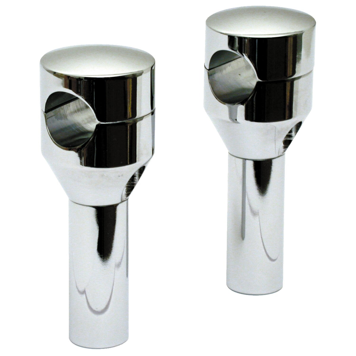 MCS Glide riser set - 4" rise - Chrome