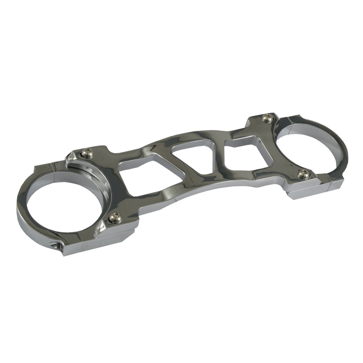 MCS Fork brace 41mm - slotted - Chrome