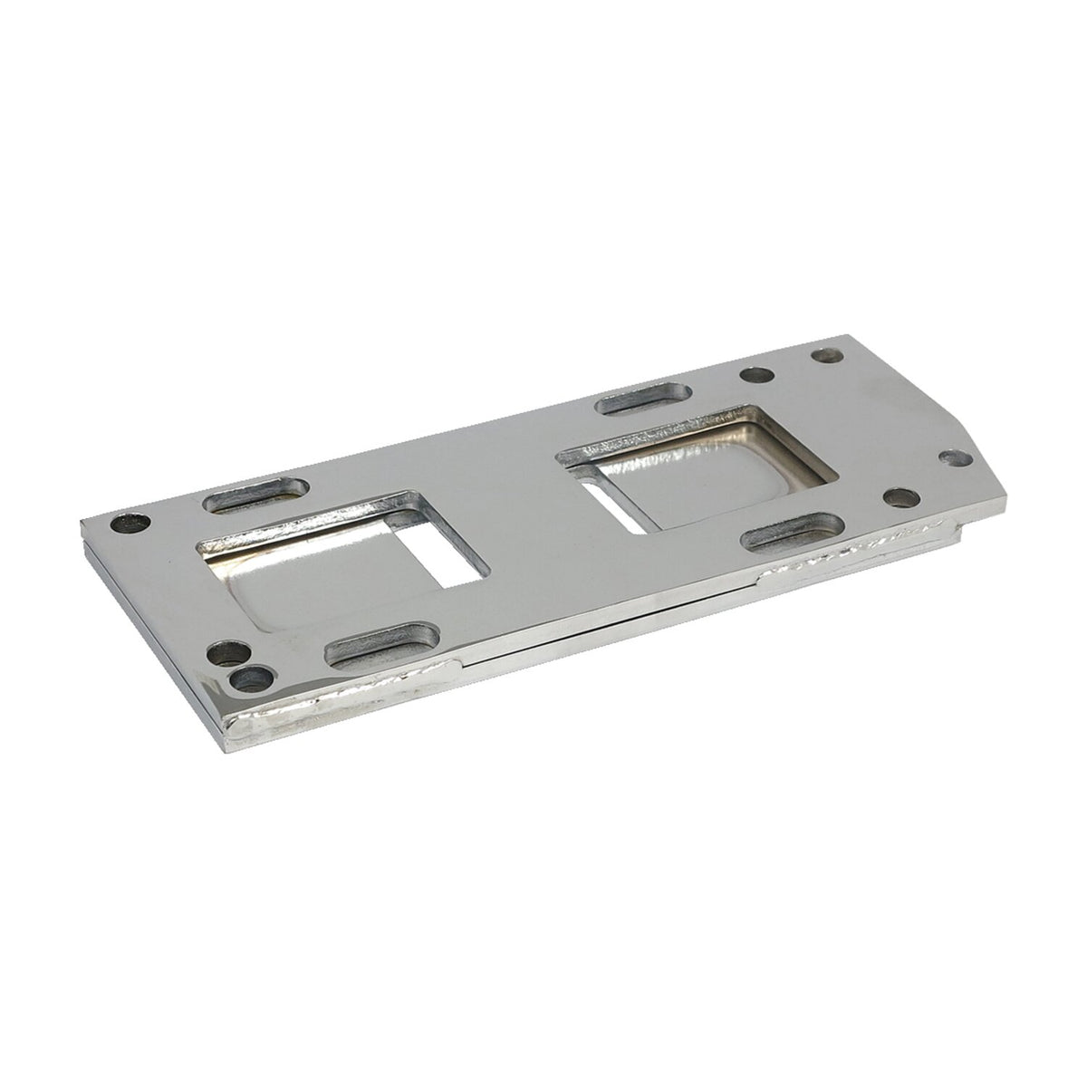 MCS 4-speed transmission mount plate - Chrome
