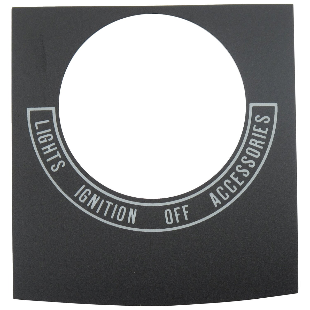 MCS Ignition switch decal