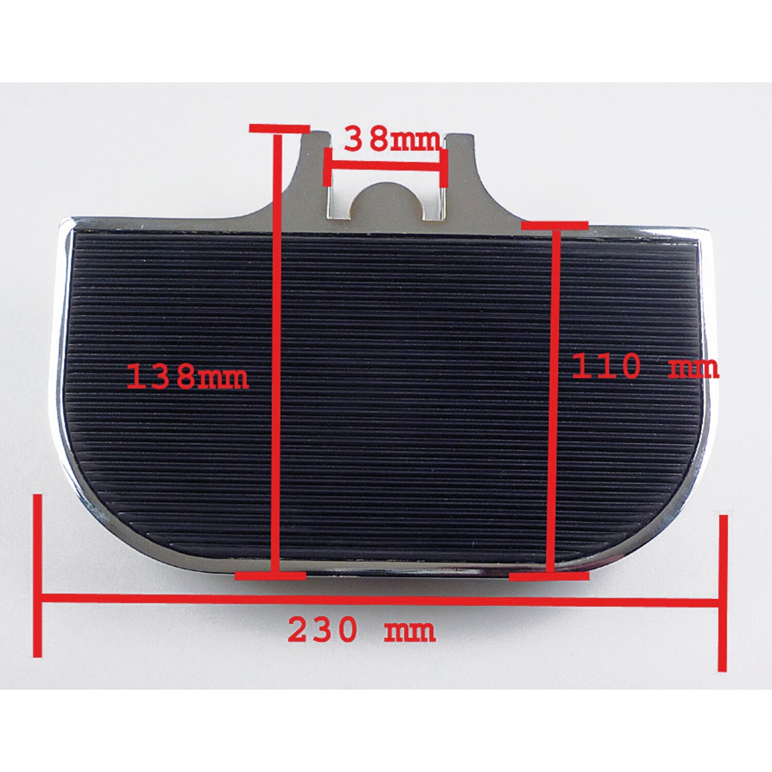 MCS Mini-D floorboards - Chrome