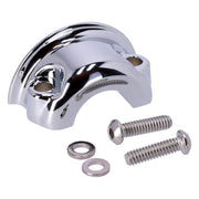 MCS H/b master cylinder & clutch clamp - Chrome