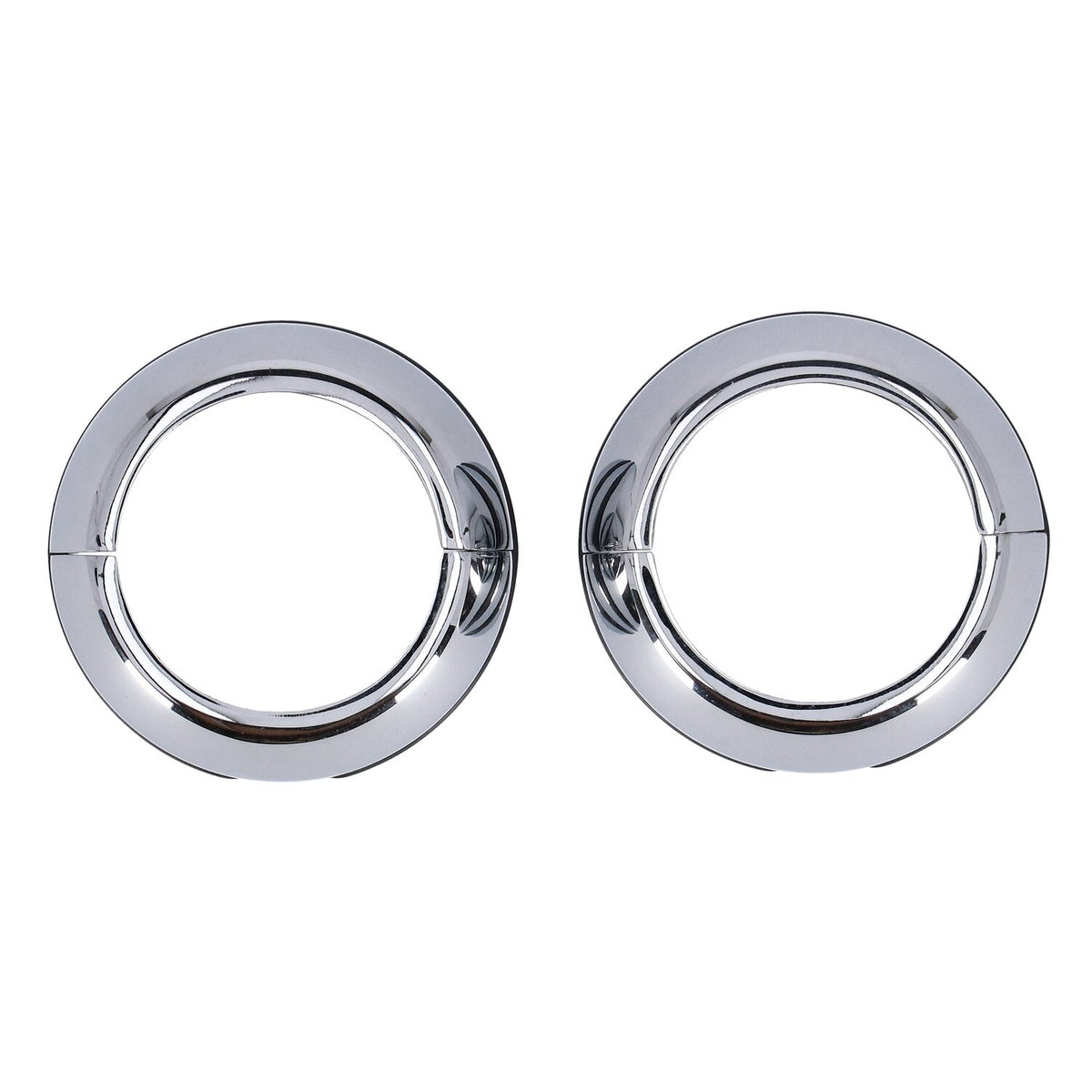MCS 2-piece chrome fork boot covers
