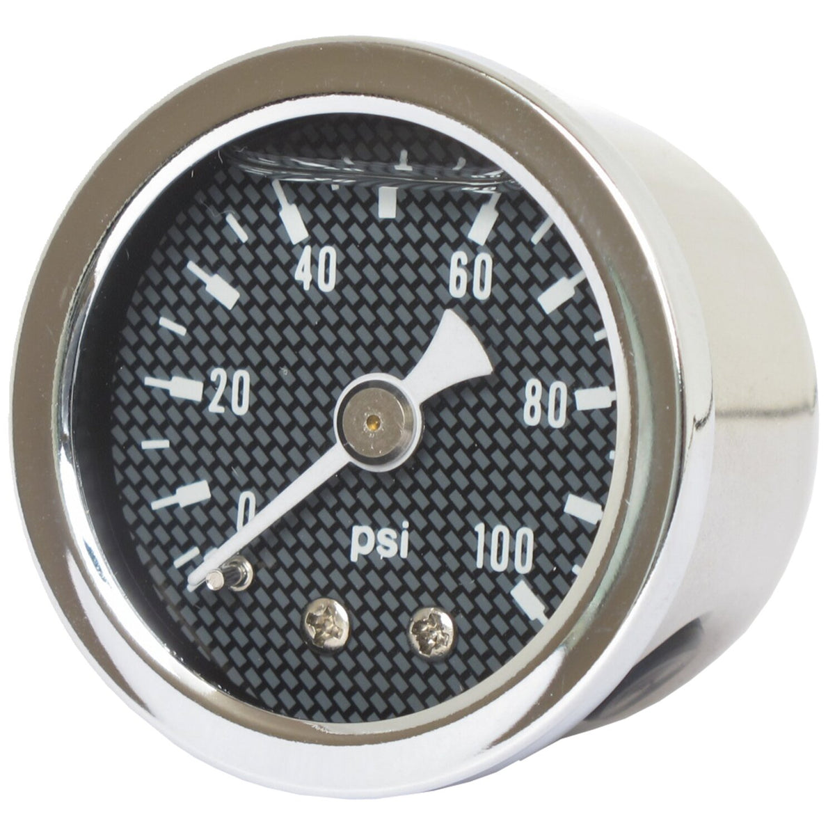 Marshall oil pressure gauge 0-100 PSI - Stainless housing