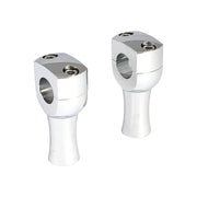 MCS Dighton 3" domed risers - Chrome