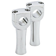 MCS Dighton 4" domed risers - Chrome
