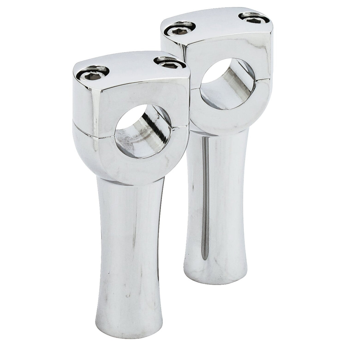 MCS Dighton 4" domed risers - Chrome