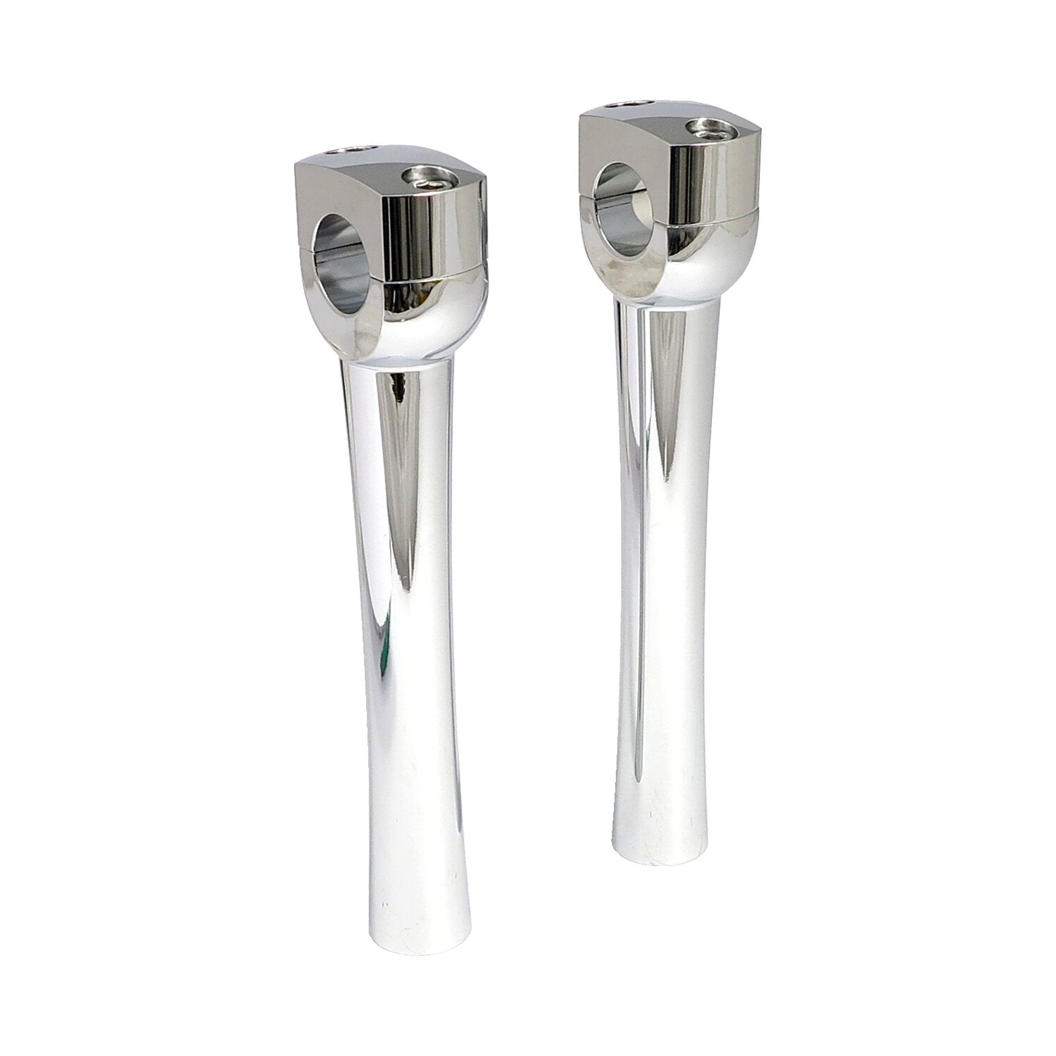 MCS Dighton 8" domed risers - Chrome