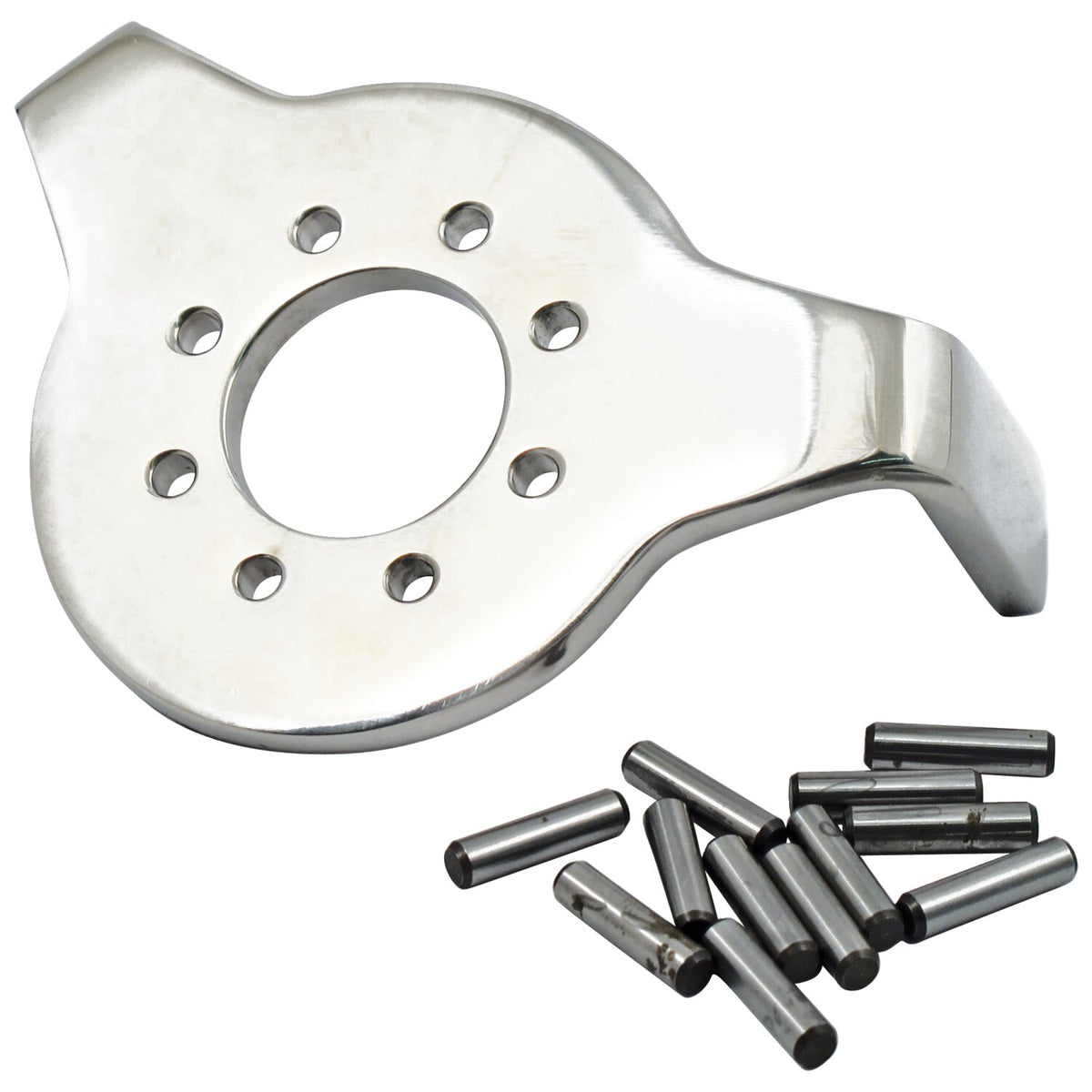 MCS Triple tree mounted fork stop kit - Stainless