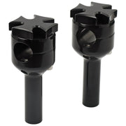 MCS Maltese riser set - 4" rise - Black