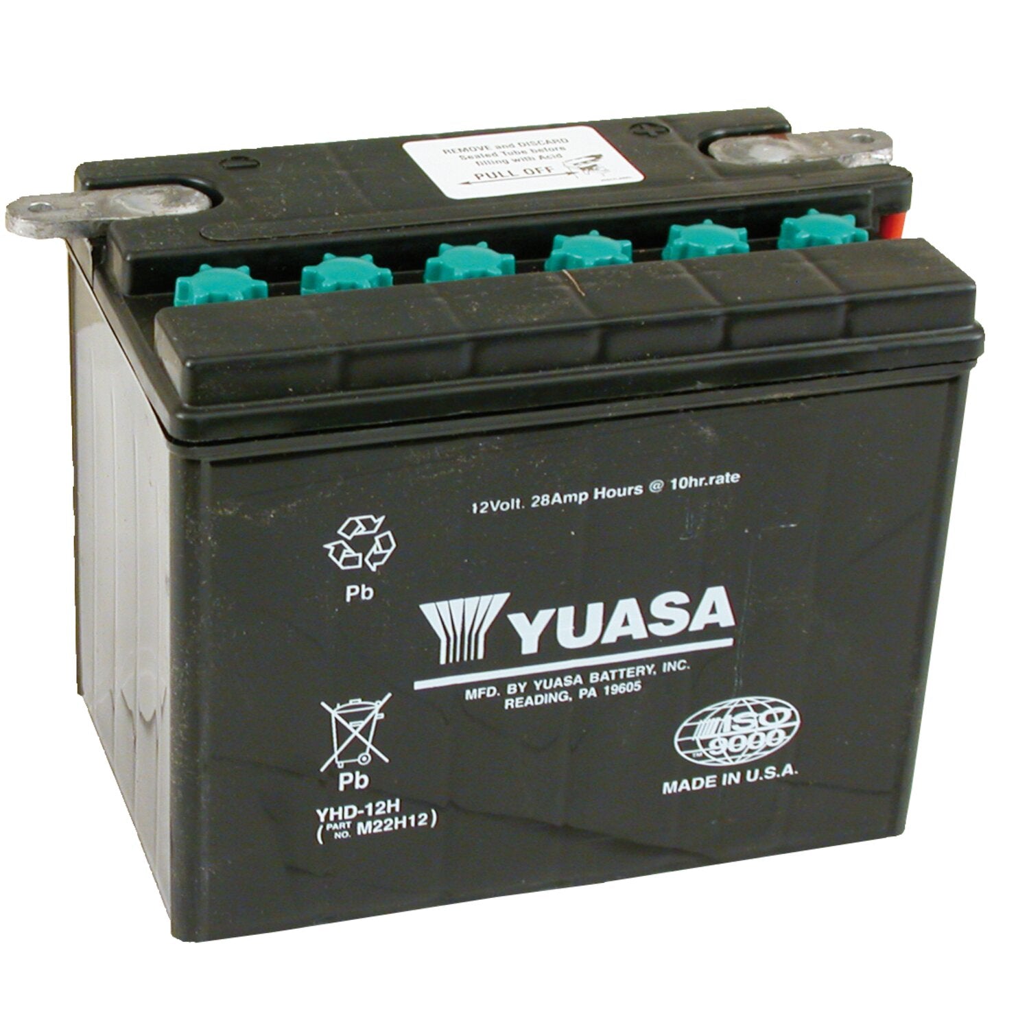Yuasa 12V lead-acid battery - 28Ah