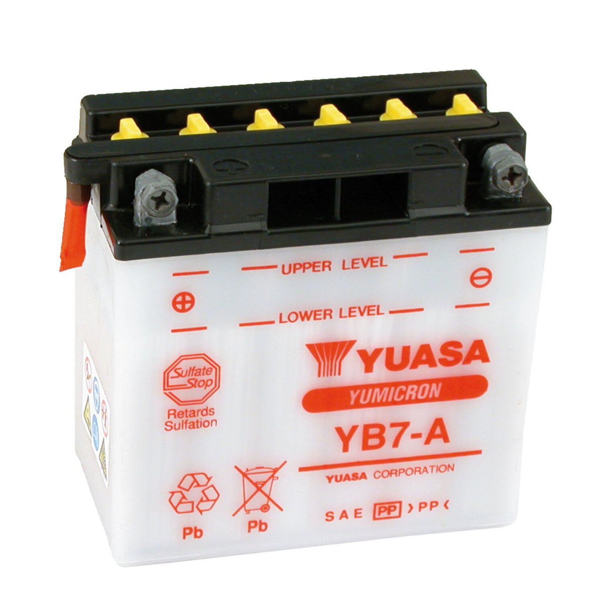 Yuasa Yumicron 12V lead-acid battery YB7-A - 7Ah