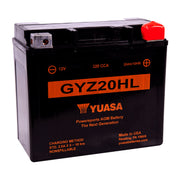 Yuasa GYZ series AGM battery GYZ20HL