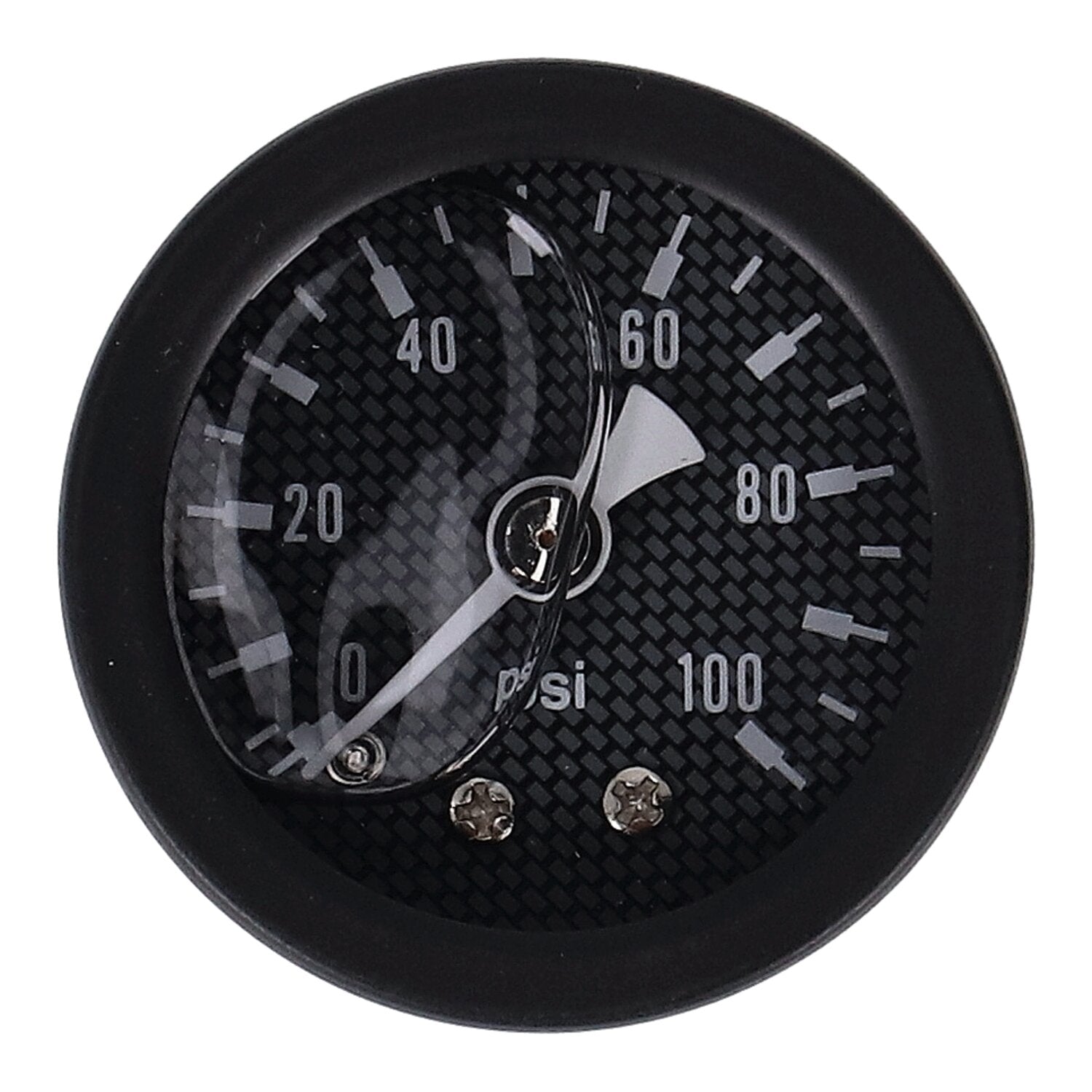 Marshall oil pressure gauge 0-100 PSI - Black housing