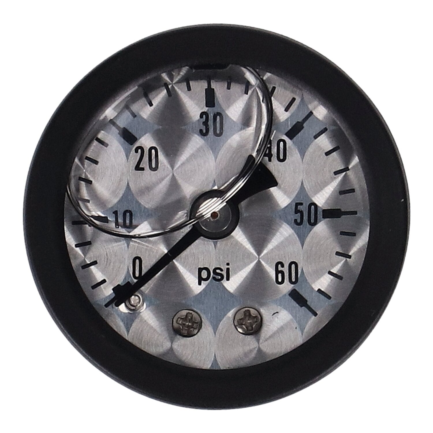 Marshall oil pressure gauge 0-60 PSI - Black housing