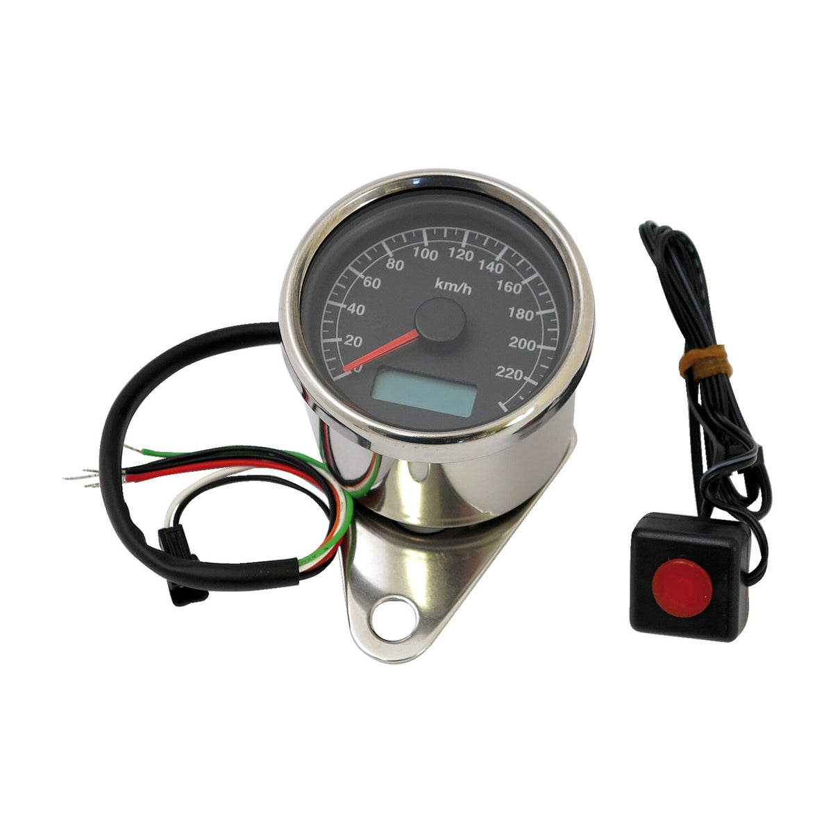 MCS Stoker electronic speedometer - 60mm - Black face